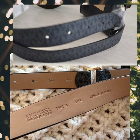 belt Michael Kors Black Double Pouch Fanny Pack Belt Bag NWT - Picture 13 of 16